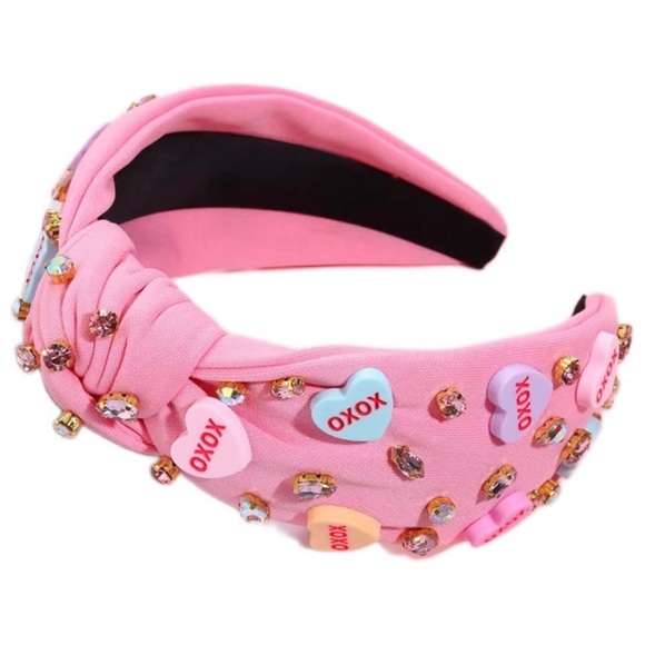 Valentine’s Day Conversation Hearts Headband - Picture 4 of 4